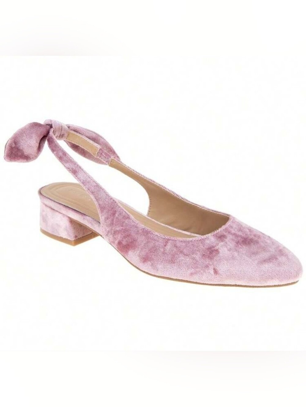 BCBGeneration sz 9.5 Torna Block Heel, Ash Rose Velvet